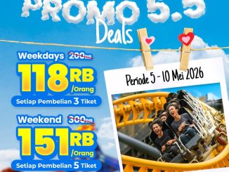Promo Trans Studio Bandung 5.5 mulai Rp. 118.000 tiket hemat wahana seru