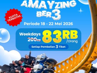 Promo Trans Studio Bandung AMAYZING BER-3 mulai Rp. 83.000 untuk tiket weekdays