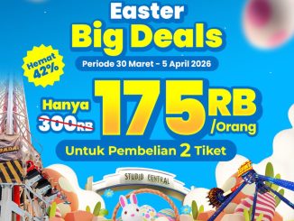Promo Trans Studio Bandung Easter Big Deals Diskon 42% tiket Rp. 175.000