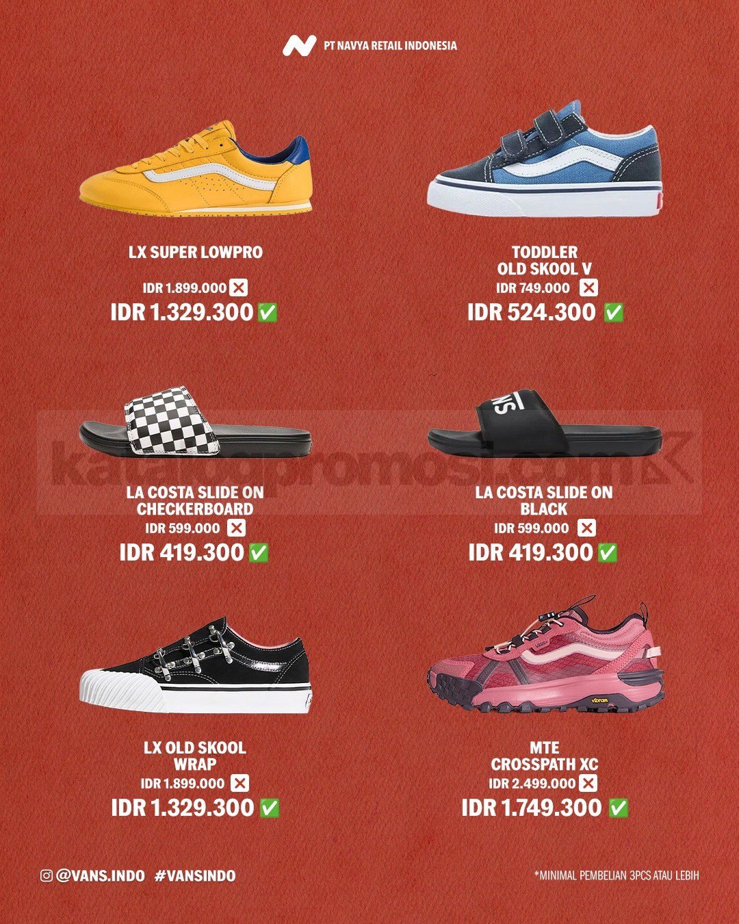 Promo Vans Buy More Save More Diskon hingga 30% Promo Vans Buy More Save More Diskon hingga 30% 2