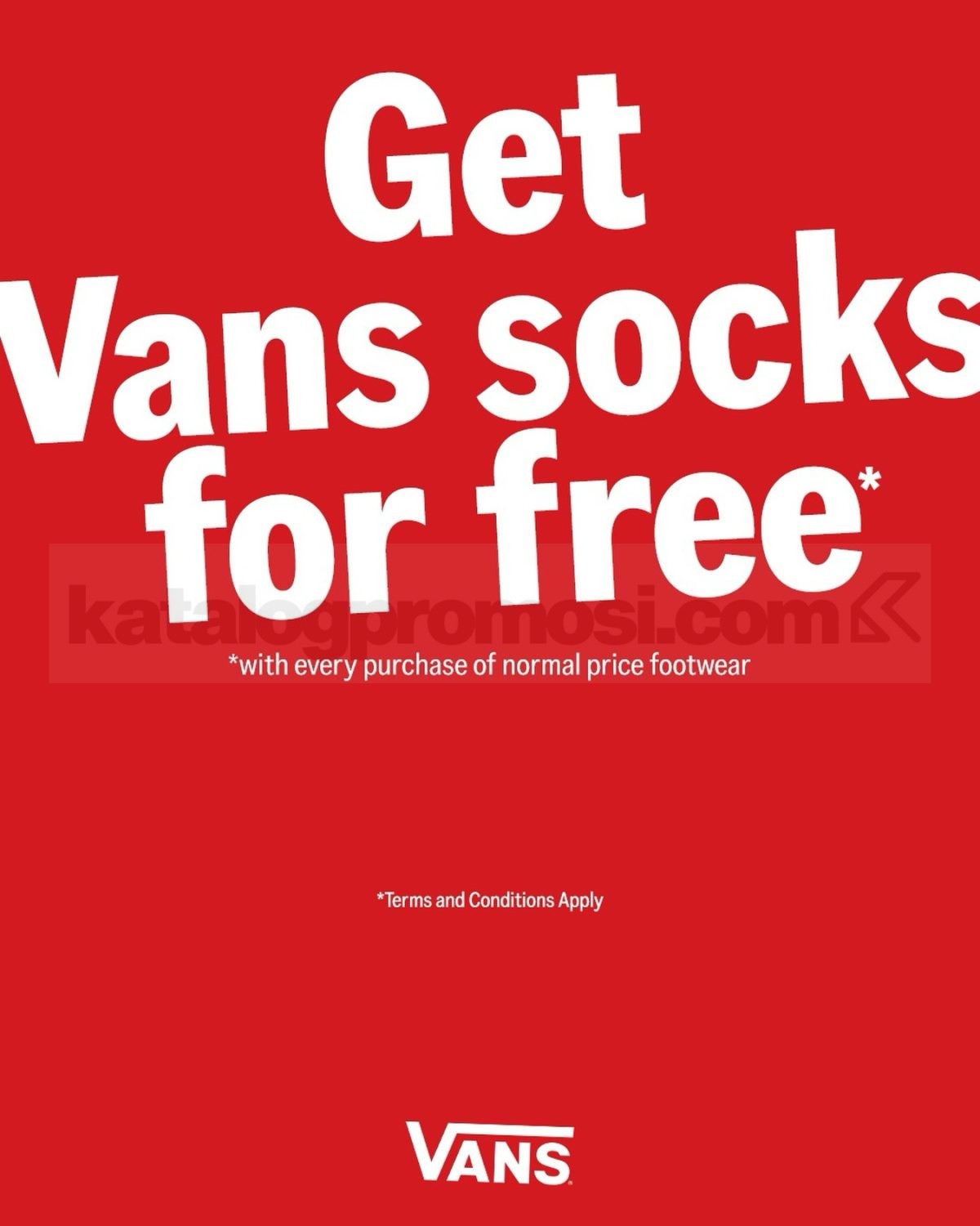 Promo Vans Diskon 50% off untuk Kaos Kaki Promo Vans Diskon 50% off untuk Kaos Kaki 2