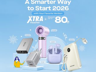 Promo Vention Upgrade Aksesoris Gadget diskon hingga 80% via Shopee dengan voucher tambahan