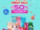 Promo Watsons 4.4 Great Sale diskon hingga 50% dan voucher Rp. 15.000