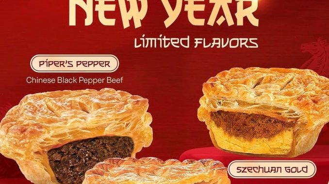 Promo Wicked Pies Chinese New Year Limited Flavors dengan Piper’s Pepper, Szechuan Gold, dan Choco Loco edisi terbatas.