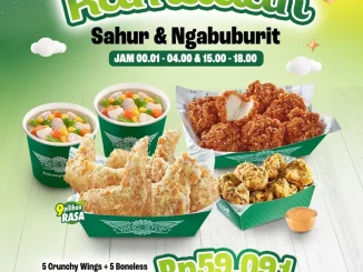 Promo Wingstop Paket Sahur & Ngabuburit Rp. 59.091 periode 19 Februari 2026 - 20 Maret 2026