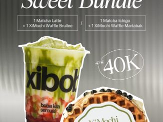 Promo Xiboba Sweet Bundle mulai Rp. 40 ribu dengan matcha dan XiMochi waffle