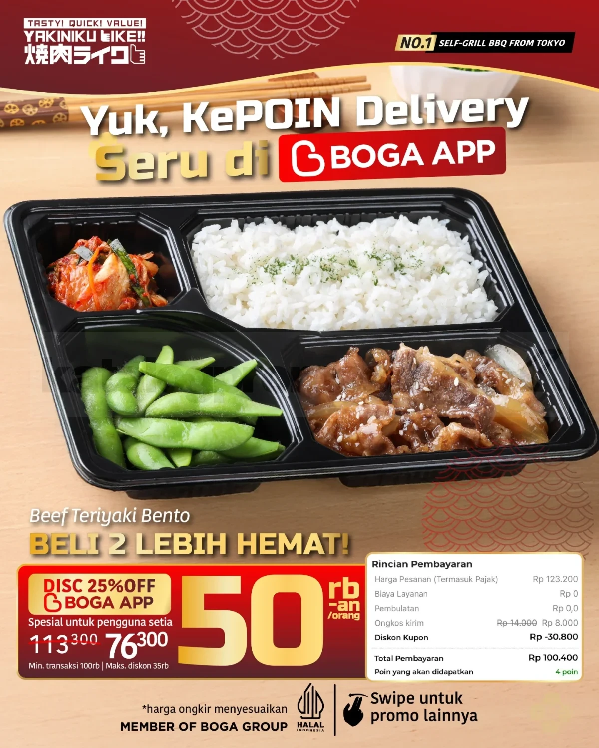 Promo Yakiniku Like Bukber Delivery Diskon hingga 50% Promo Yakiniku Like Bukber Delivery Diskon hingga 50% 1