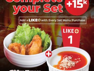 Promo Yakiniku Like Complete Your Set mulai Rp. 15.000 dengan tambahan Chicken Karaage dan dessert