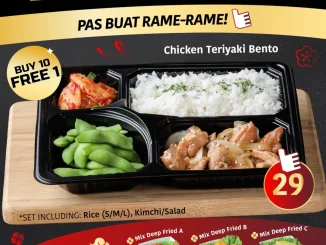 Promo Yakiniku Like Like Bento mulai Rp. 29.000 dengan pilihan menu lengkap dan bonus beli 10 gratis 1