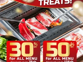 Promo Yakiniku Like March Birthday Treats Diskon hingga 50% untuk member Boga App bulan Maret