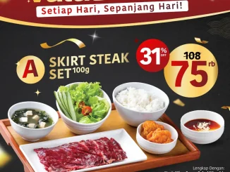 Promo Yakiniku Like Value Deals mulai Rp. 75.000 set lengkap hemat