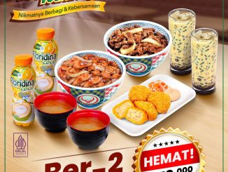 Promo Yoshinoya Paket Berbagi menu lengkap harga hemat