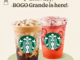 Promo Starbucks Buy 1 Get 1 minuman grande kopi hari ini