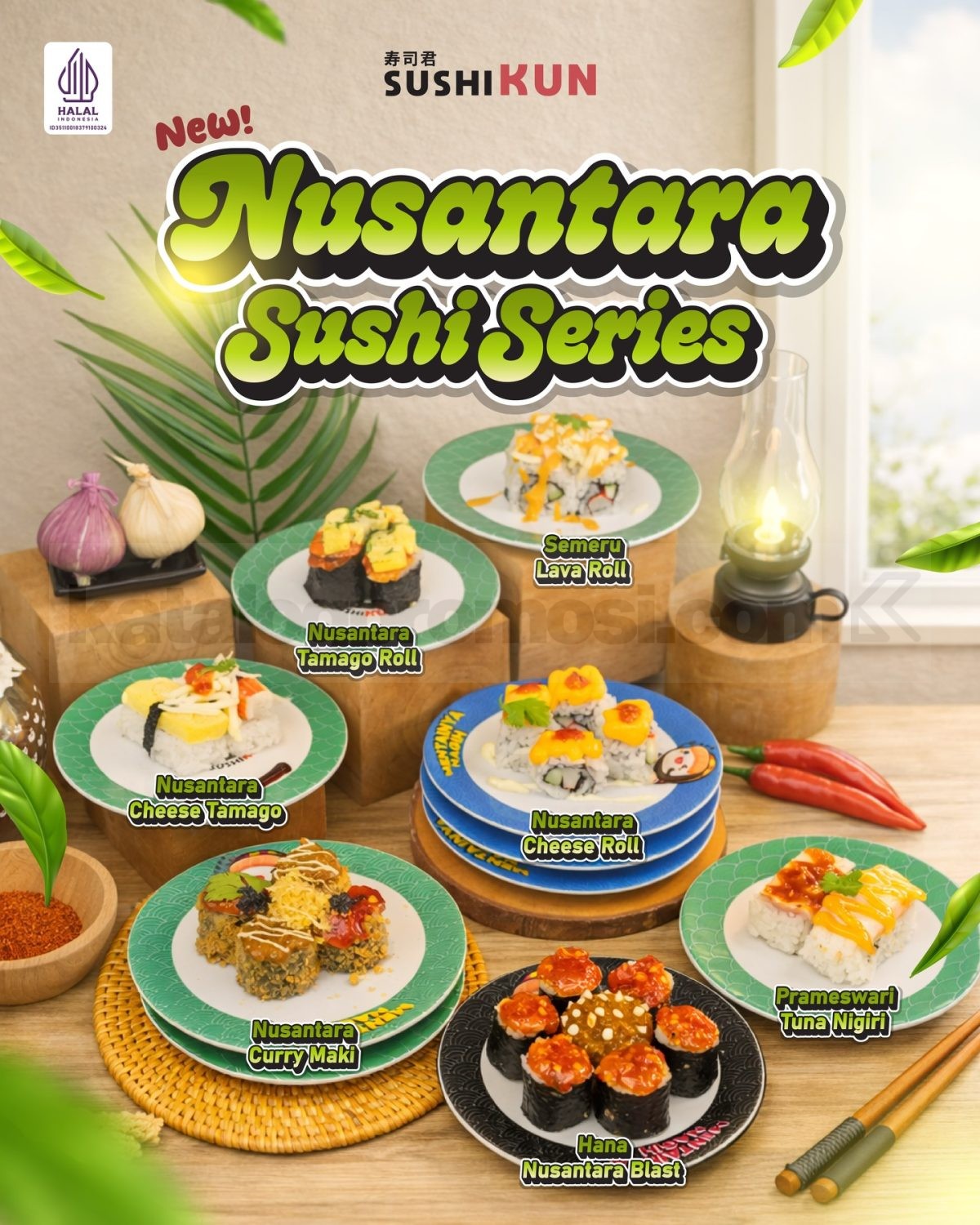 Promo Sushikun New Nusantara Sushi Series Promo Sushikun NEW Nusantara Series menu sushi unik dengan cita rasa Indonesia