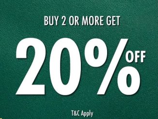 Promo STACCATO Buy 2 Get Add 20% tambahan diskon 20%