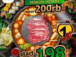 romo Washoku Sato Bukber All You Can Eat mulai Rp. 198.000 diskon rombongan Ramadhan