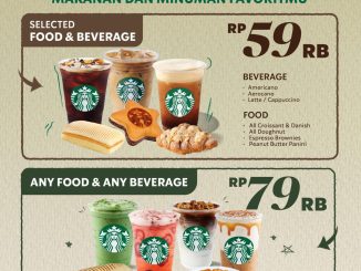 Promo Starbucks Rewards Bundle Minuman dan Snack Mulai Rp. 59.000 untuk member Starbucks Rewards