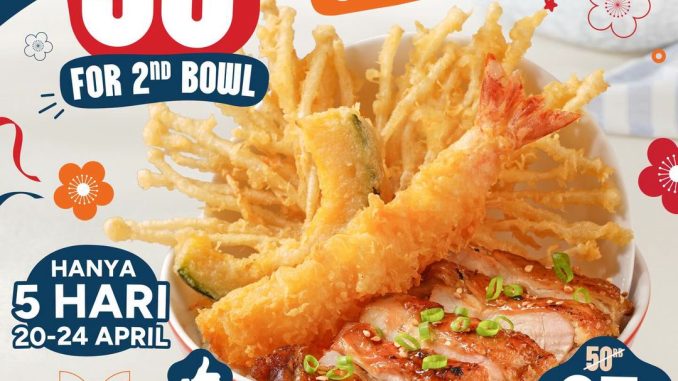 Promo TenTen Kartini Day Ladies Bowl diskon 50% untuk bowl ke-2 dine in