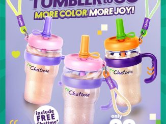 Promo Chatime Tumbler To Go + 1 Cup Rp. 89.000 paket minuman dan tumbler