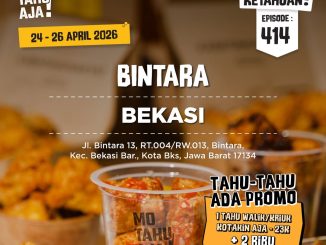 Promo Mo Tahu Aja Bintara Bekasi 2 box tahu tambah Rp. 2.000