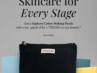 Promo Sephora Skincare Gift Pouch Bonus Points Member gratis pouch dan extra points