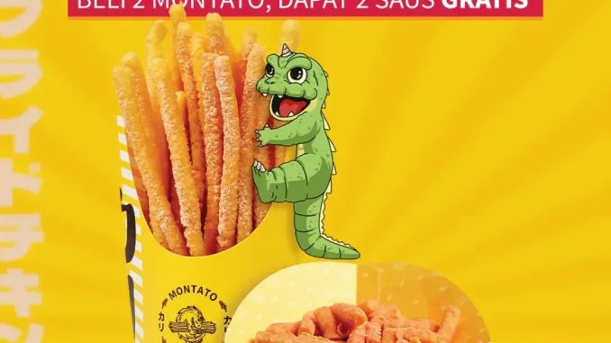 Promo Montato beli 2 menu gratis 2 saus pilihan periode Mei Juni 2026