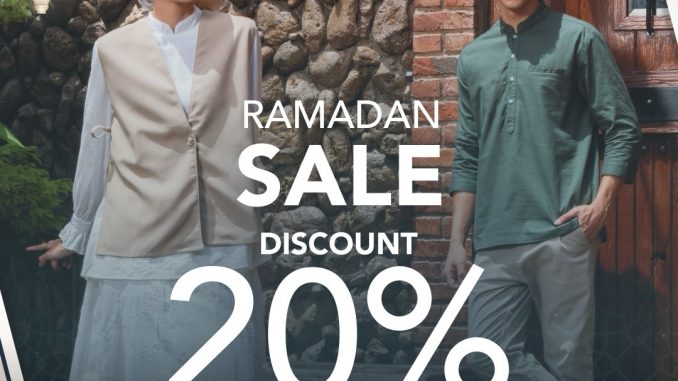 Promo XEIGHT Ramadan Sale diskon 20% all items 6 - 29 Maret 2026