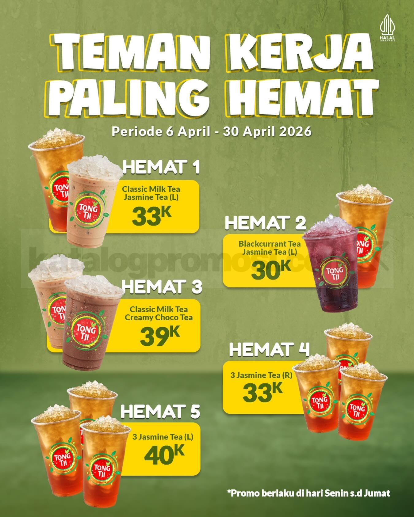 Promo Tong Tji Paket Bundling Hemat Mulai Dari Rp. 30.000 Promo Tong Tji Paket Bundling Hemat mulai Rp. 30.000 minuman dan camilan weekday