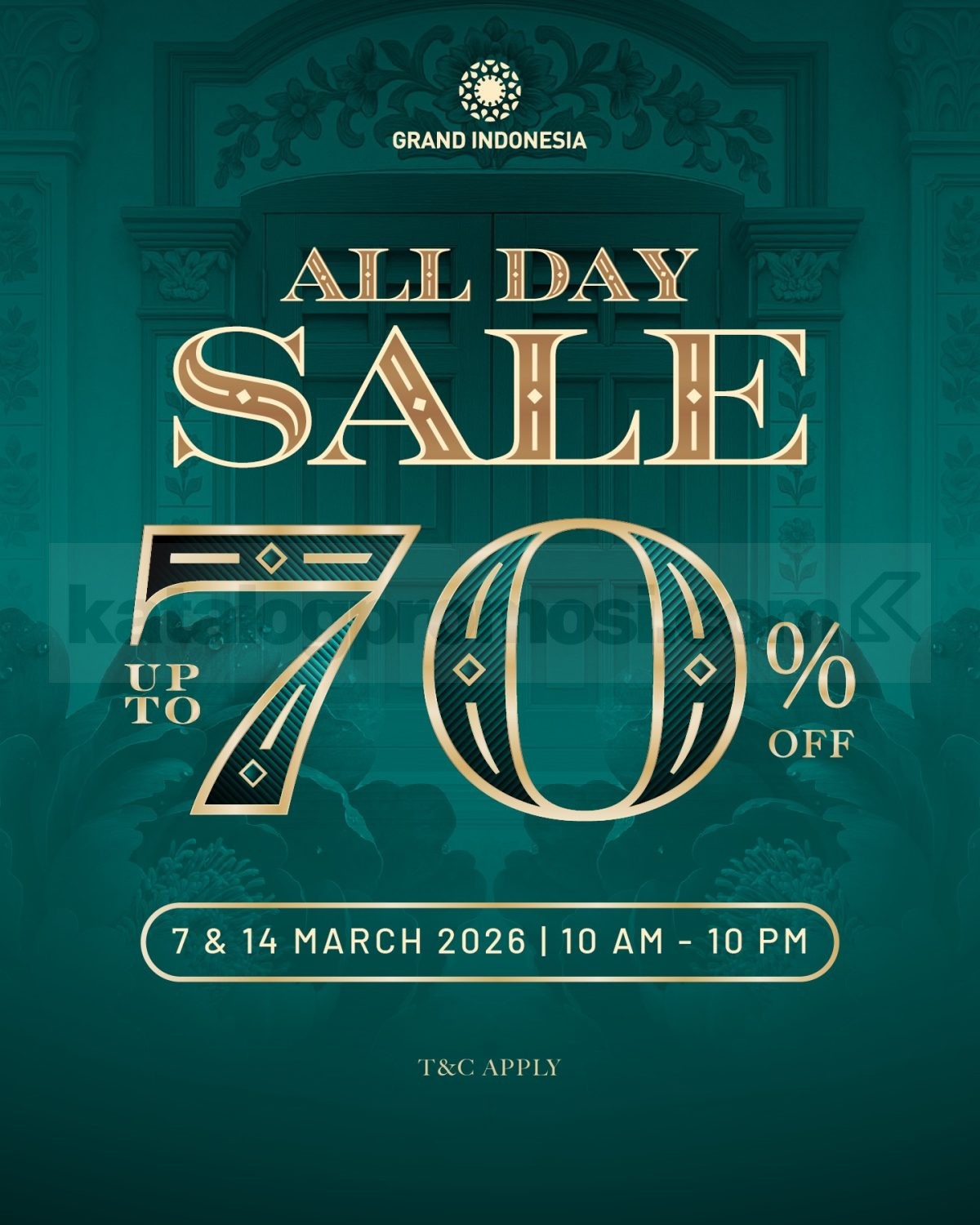 Grand Indonesia All Day Sale Diskon Hingga 70% Grand Indonesia All Day Sale Diskon Hingga 70% 1