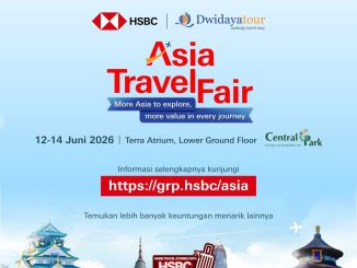 HSBC Asia Travel Fair di Central Park Mall dengan promo tiket, tour, cruise, cashback, dan cicilan 0%.