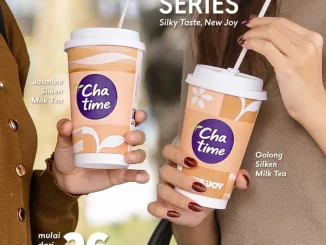 Promo Chatime NEW Silken Series Milk Tea mulai Rp. 26.000 varian Jasmine dan Oolong
