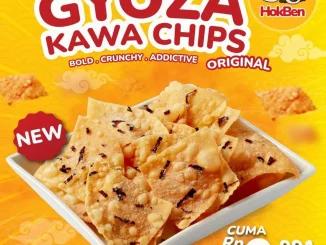 Promo HokBen Gyoza Kawa Chips cuma Rp. 9.091 cemilan crispy varian original dan spicy