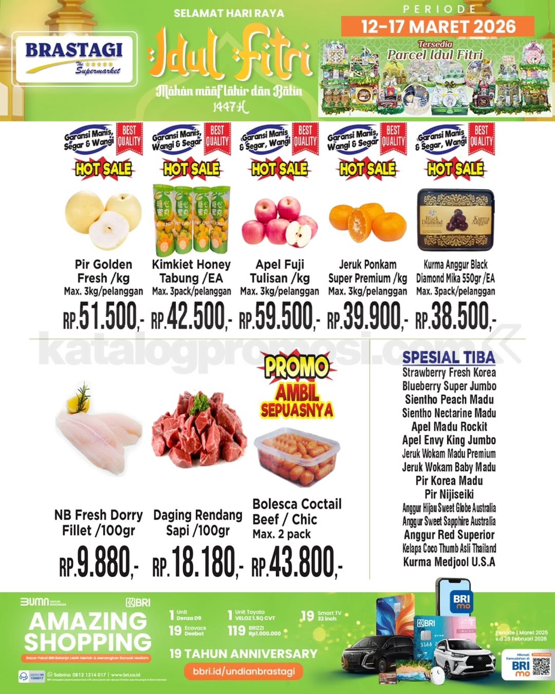 Promo JSM BRASTAGI SUPERMARKET Katalog Weekend 12-17 Maret 2026 Promo JSM BRASTAGI SUPERMARKET Katalog Weekend 12-17 Maret 2026 1