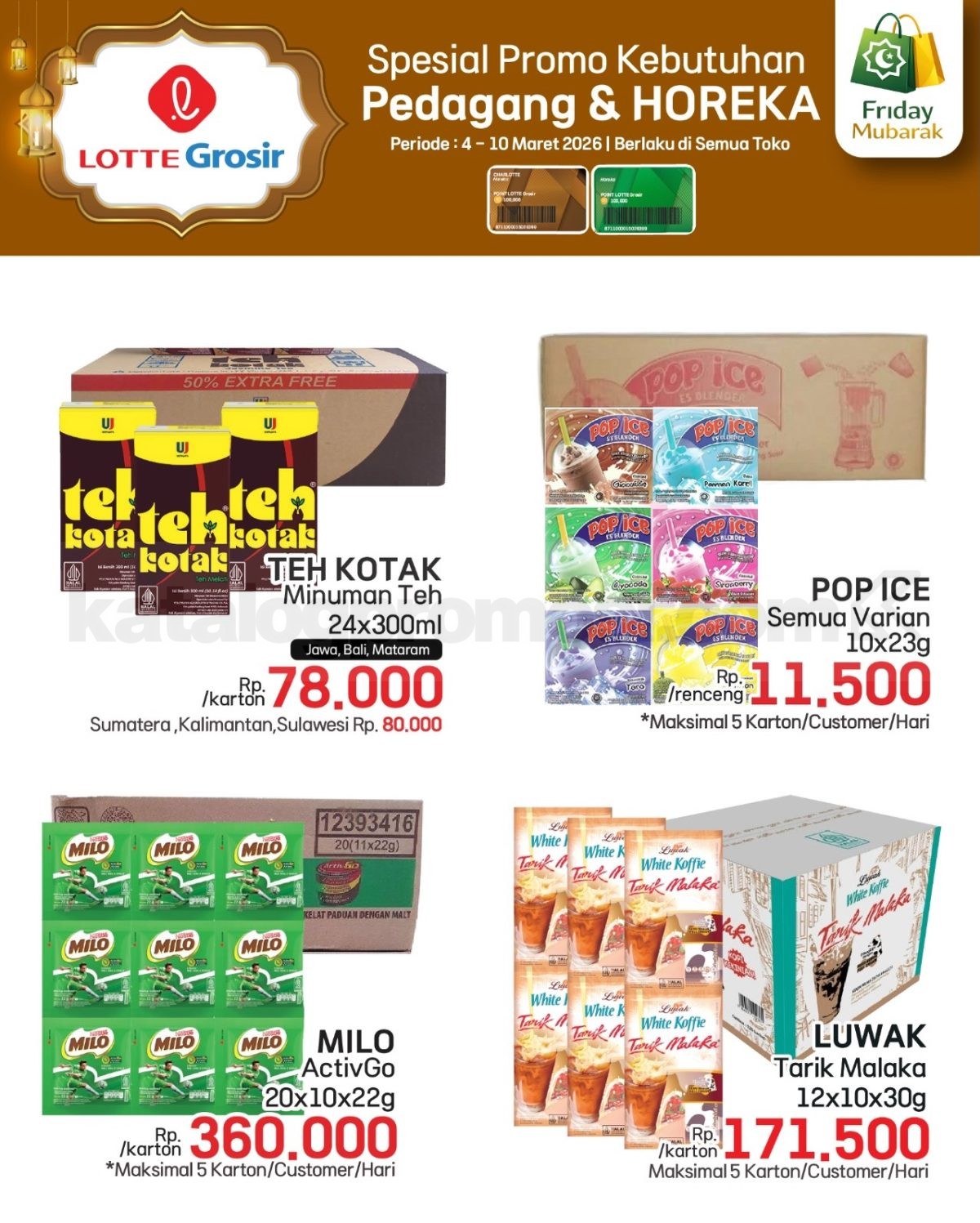 Katalog Promo LOTTE GROSIR TERBARU 04-10 Maret 2026 Katalog Promo LOTTE GROSIR TERBARU 04-10 Maret 2026 9