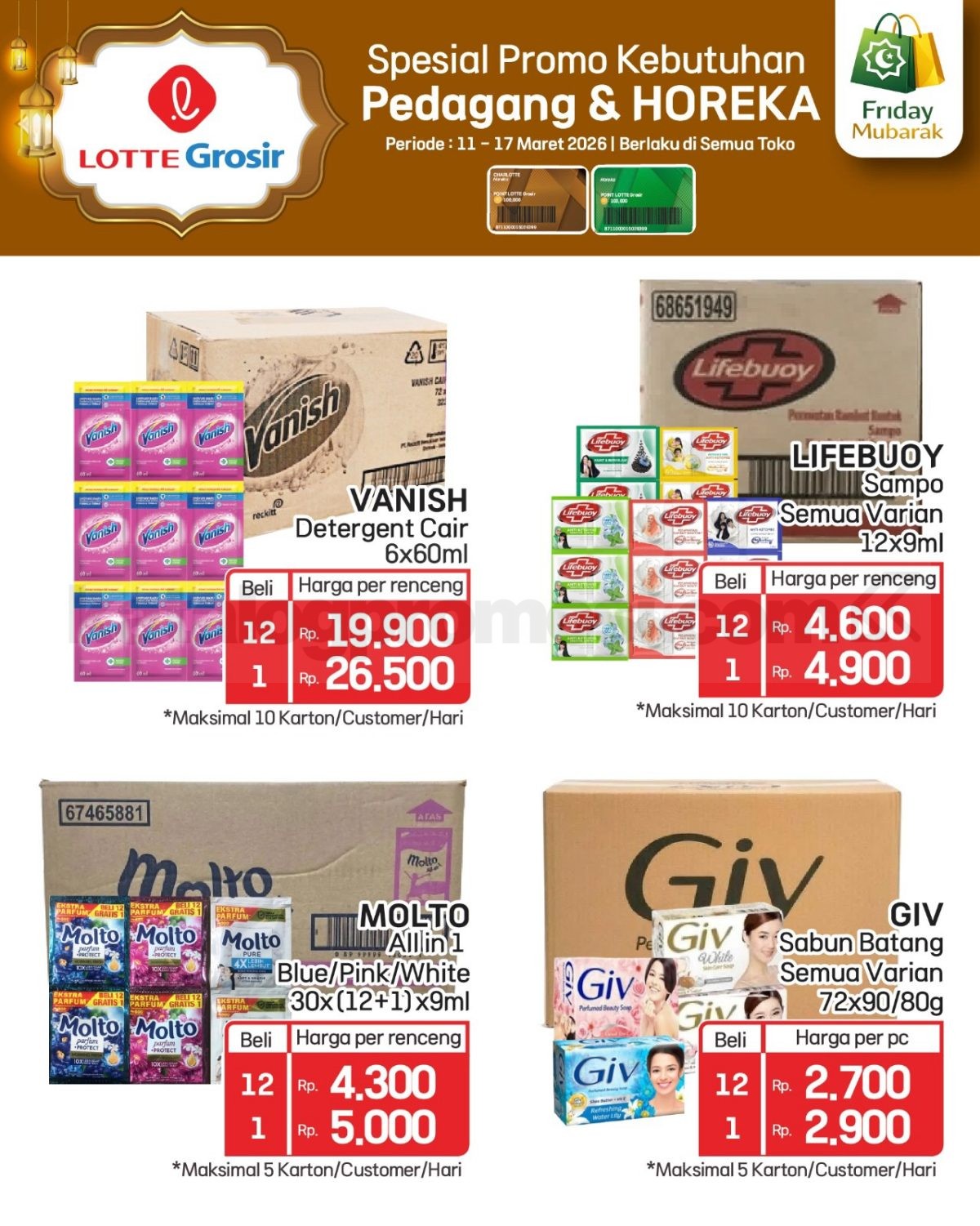 Katalog Promo LOTTE GROSIR TERBARU 11-17 Maret 2026 Katalog Promo LOTTE GROSIR TERBARU 11-17 Maret 2026 9