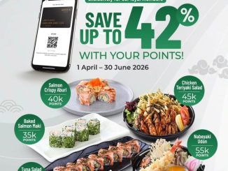 Promo Sushi Tei redeem points menu favorit hemat hingga 42 persen di seluruh outlet