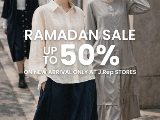 Promo J.Rep Ramadan Sale diskon hingga 50% untuk berbagai koleksi fashion di store J.Rep