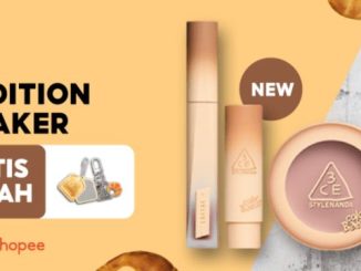 Promo 3CE Stylenanda Color Baker diskon hingga 50% di Shopee Mall dengan hadiah gantungan kunci lucu