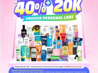 Promo Alfamart Personal Care Fair diskon hingga 40 persen dan cashback Rp. 20.000 untuk member