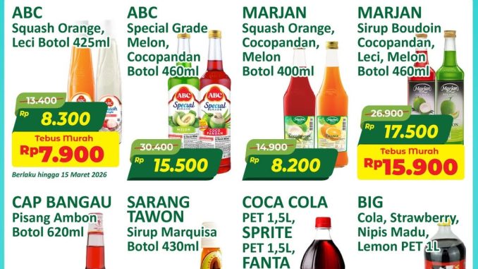 Promo Alfamart Ramadan Sirup & Biskuit 13-18 Maret 2026