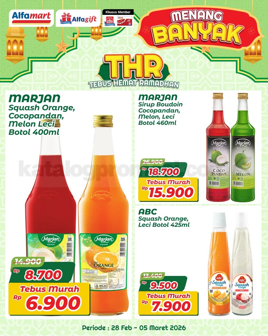 Promo ALFAMART THR Tebus Hemat Ramadhan Promo ALFAMART THR Tebus Hemat Ramadhan 2