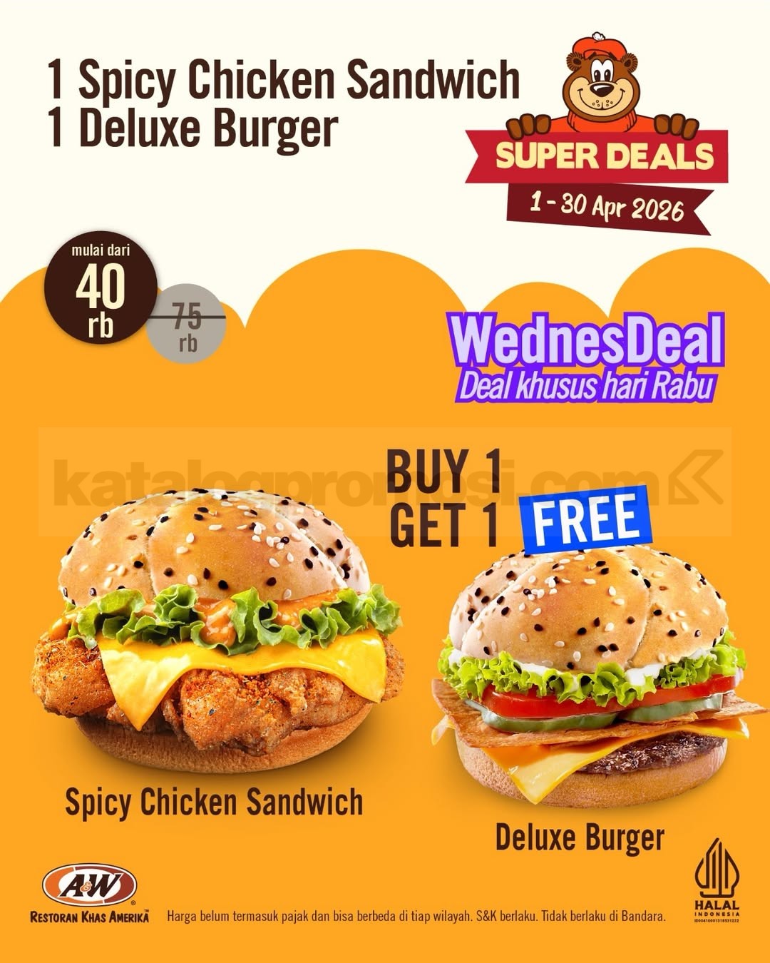 Promo A&W Kupon Diskon Super Deals April 2026 Promo A&W Kupon Diskon Super Deals April 2026 1