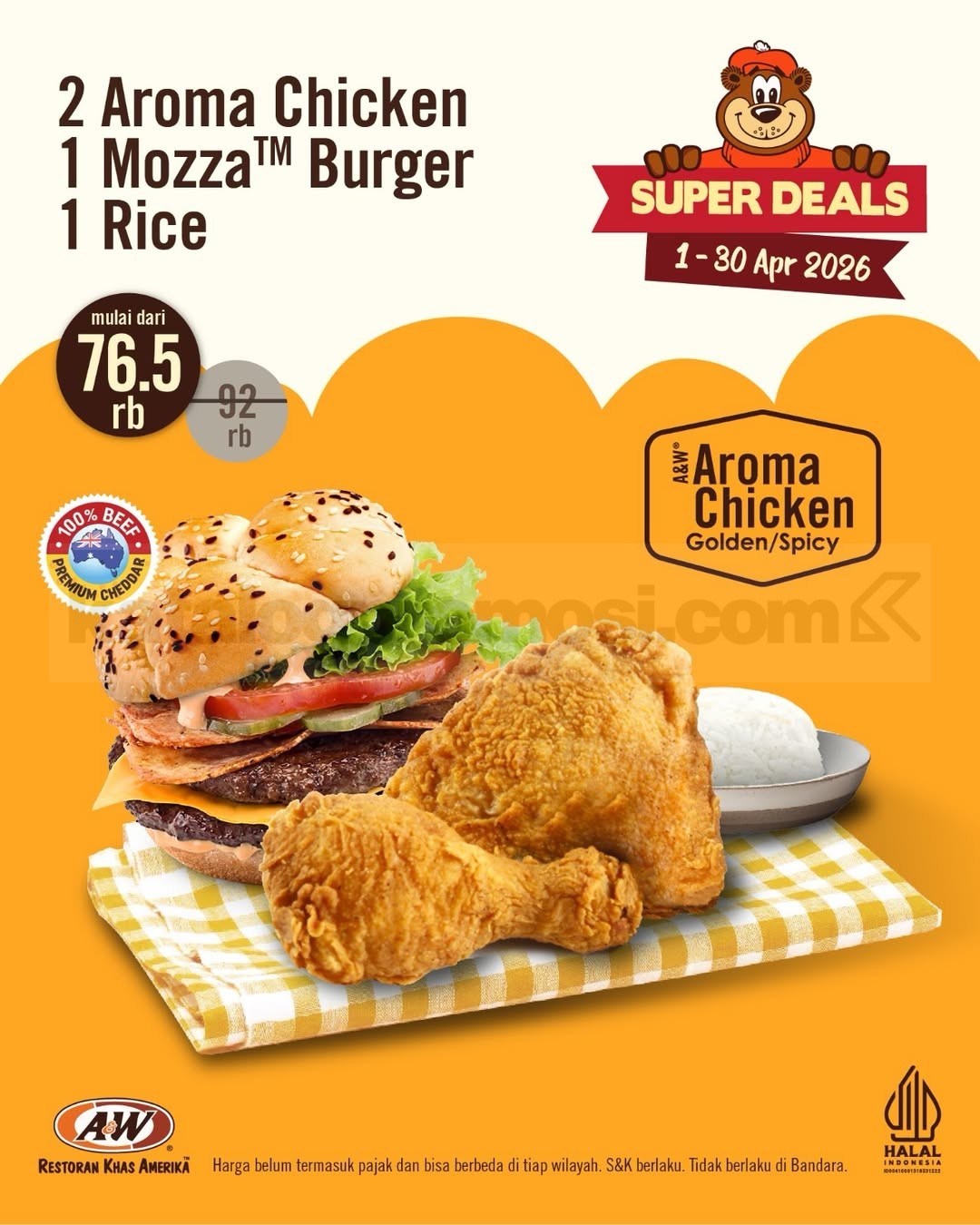 Promo A&W Kupon Diskon Super Deals April 2026 Promo A&W Kupon Diskon Super Deals April 2026 4