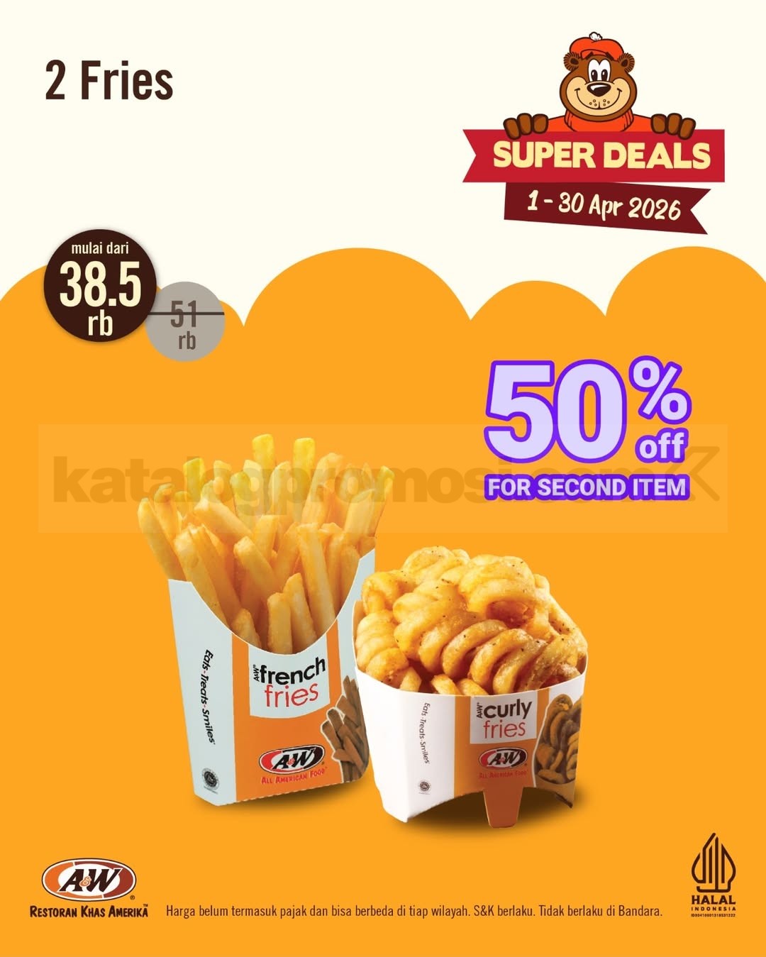 Promo A&W Kupon Diskon Super Deals April 2026 Promo A&W Kupon Diskon Super Deals April 2026 5