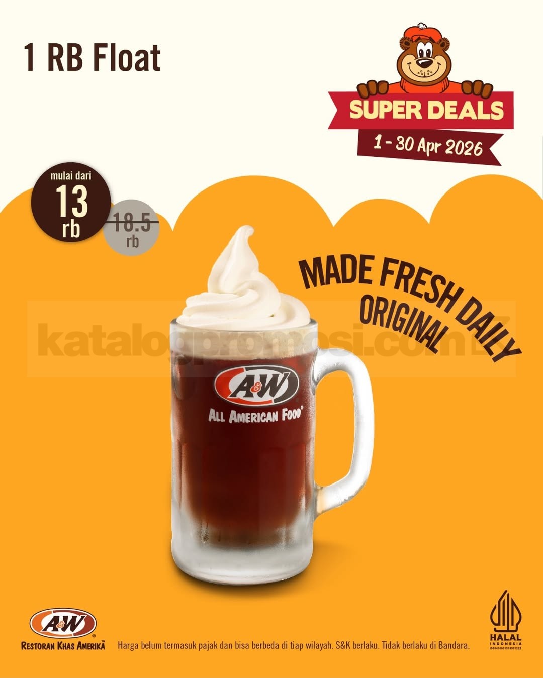 Promo A&W Kupon Diskon Super Deals April 2026 Promo A&W Kupon Diskon Super Deals April 2026 6