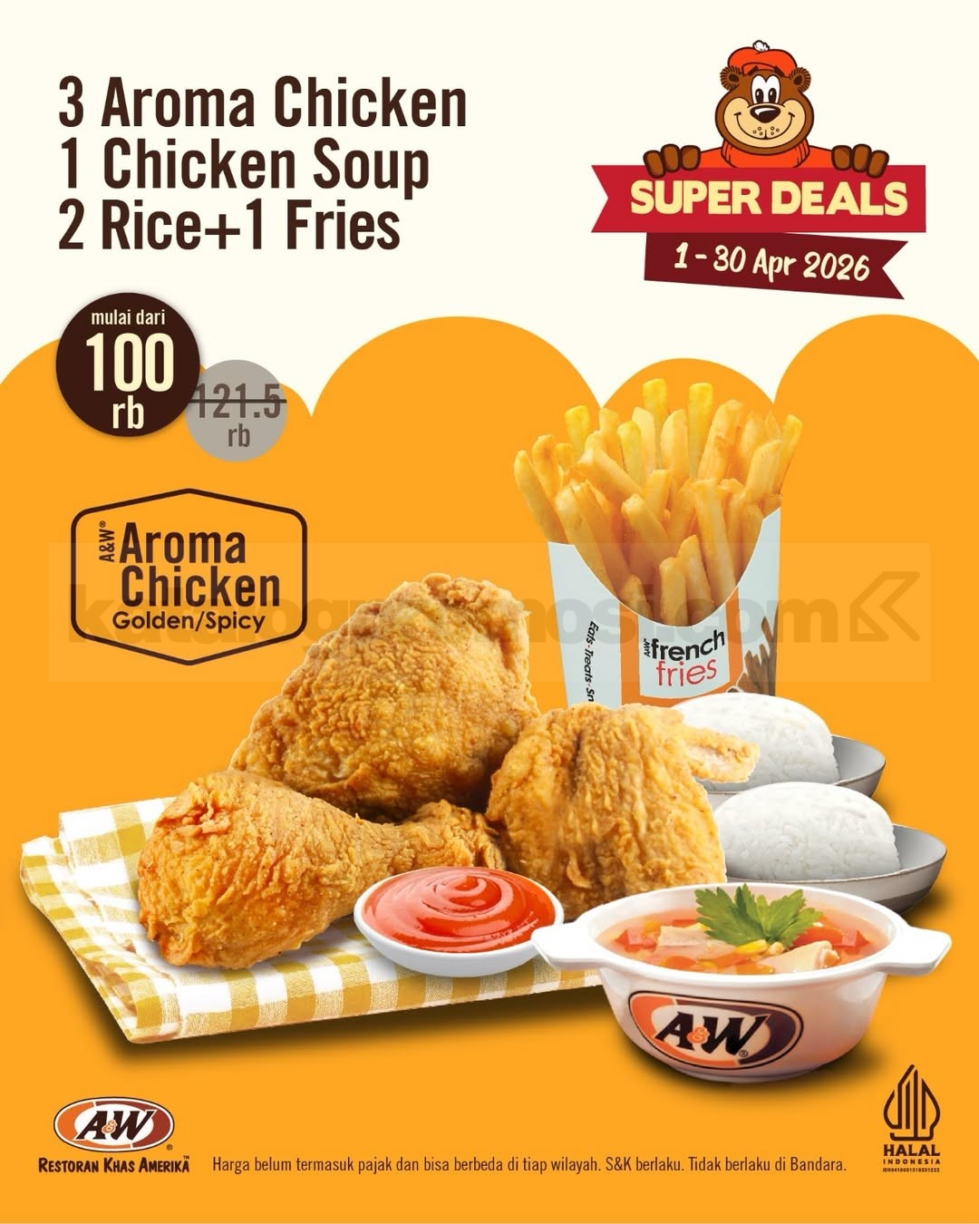 Promo A&W Kupon Diskon Super Deals April 2026 Promo A&W Kupon Diskon Super Deals April 2026 7