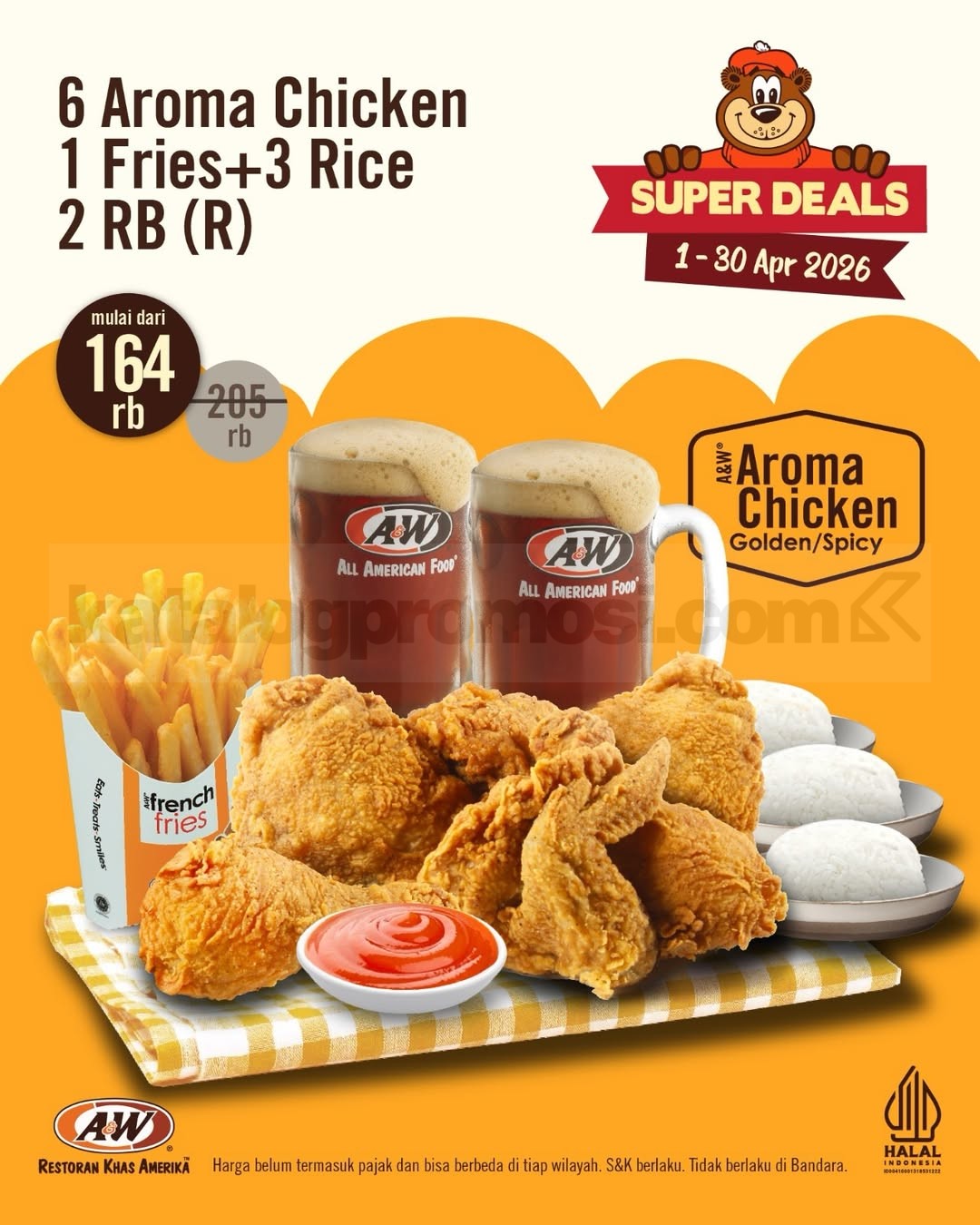 Promo A&W Kupon Diskon Super Deals April 2026 Promo A&W Kupon Diskon Super Deals April 2026 10