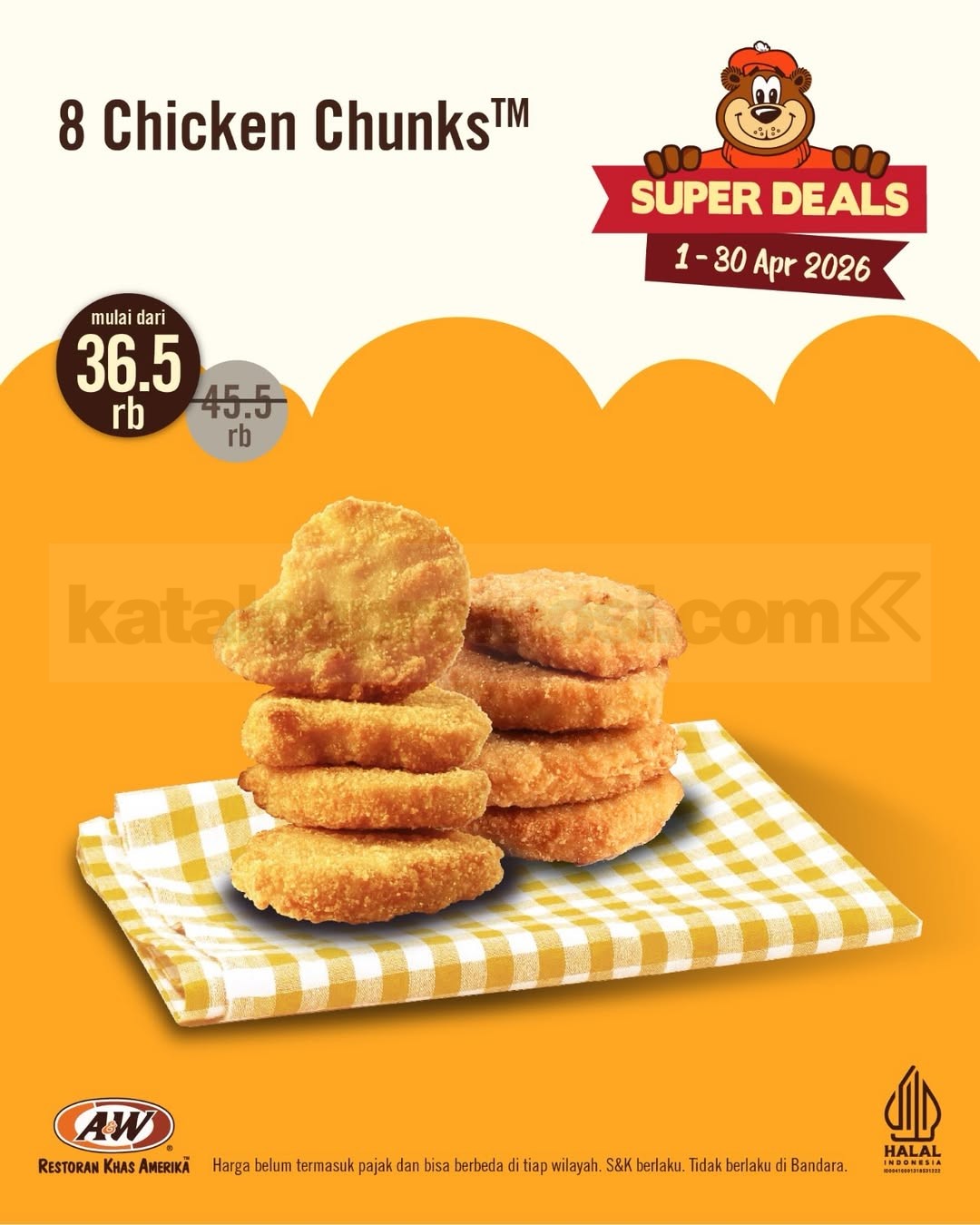 Promo A&W Kupon Diskon Super Deals April 2026 Promo A&W Kupon Diskon Super Deals April 2026 11
