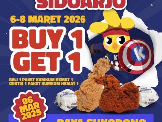 Promo Ayam Kum Kum Grand Opening Beli 1 Gratis 1 Paket Kumkum Hemat 1 di Sukodono