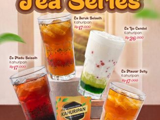 Promo Bakso Boedjangan Tea Series Mulai Rp. 17.000 dengan pilihan minuman segar Teh Kahuripan